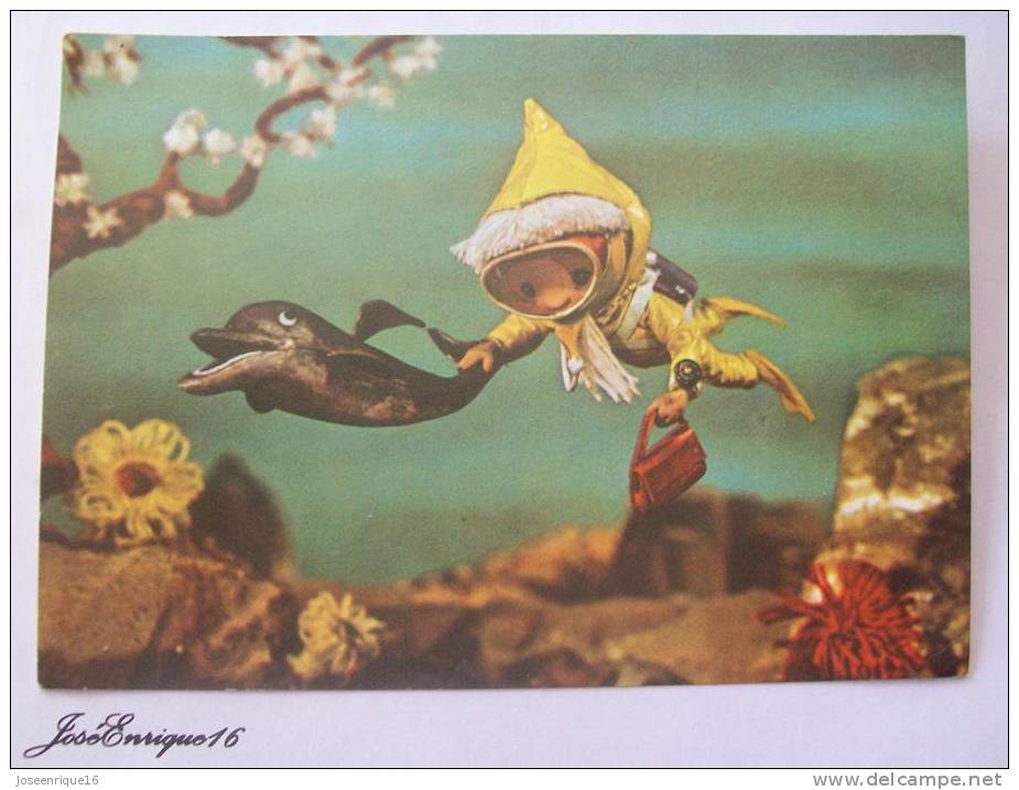 DEUTSCHER FERNSEHFUNK, PUPPENSTUDIO.  POSTAL INFANTIL, FISH. 6802 - Pinksteren