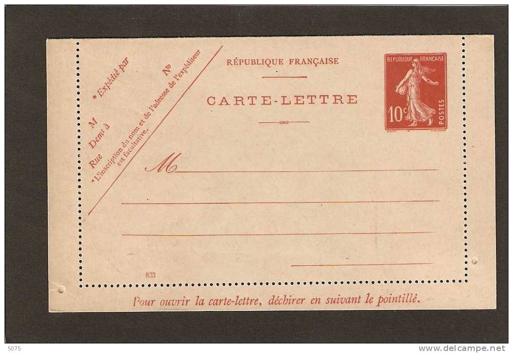 138 E7 - Cartes-lettres