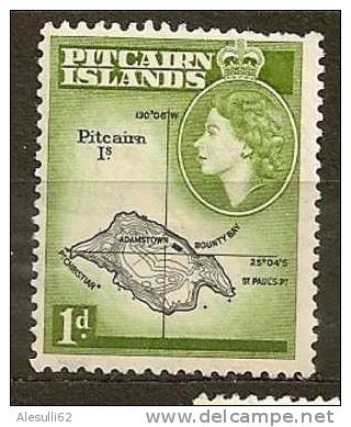 PITCAIRN ISLANDS English Colonies Colonie Inglesi  - 1957 -  N. 21/* - Pitcairninsel