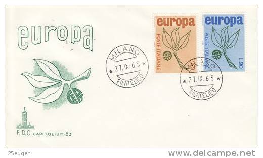 ITALY  1965 EUROPA CEPT FDC - 1965