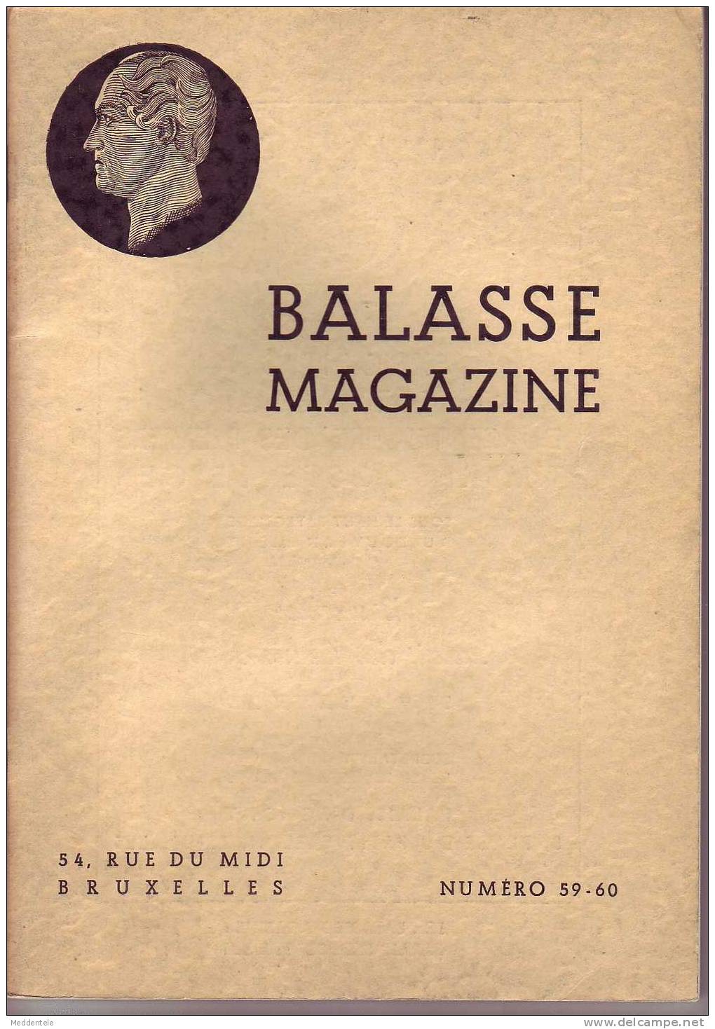 BALASSE MAGAZINE N° 59/60 - French (from 1941)