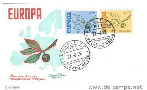 ITALY  1965 EUROPA CEPT FDC - 1965