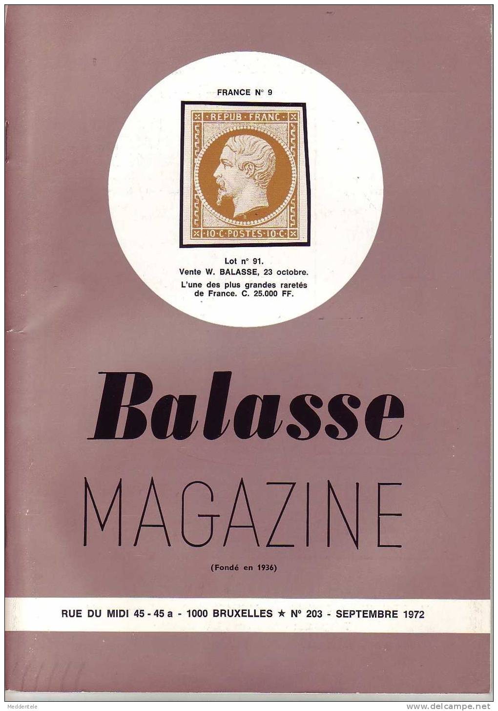 BALASSE MAGAZINE N° 203 - Francés (desde 1941)
