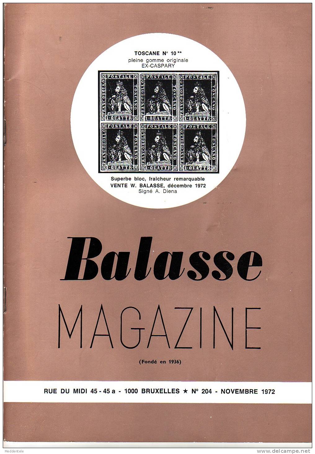 BALASSE MAGAZINE N° 204 - French (from 1941)