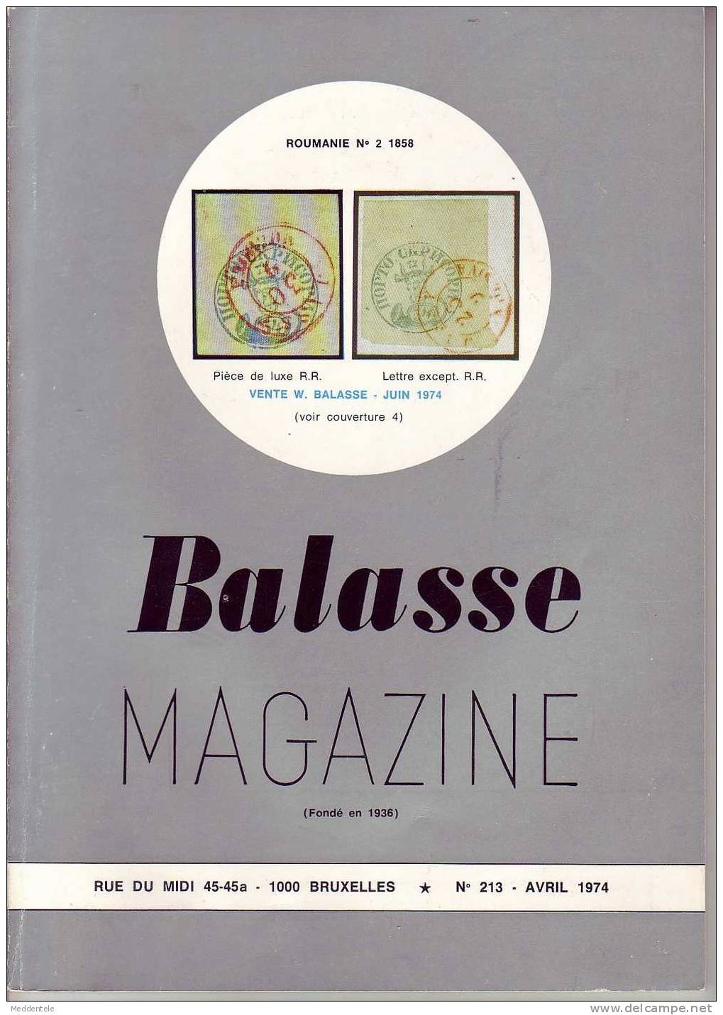 BALASSE MAGAZINE N° 213 - French (from 1941)