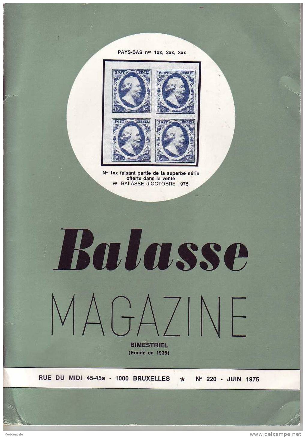 BALASSE MAGAZINE N° 220 - French (from 1941)