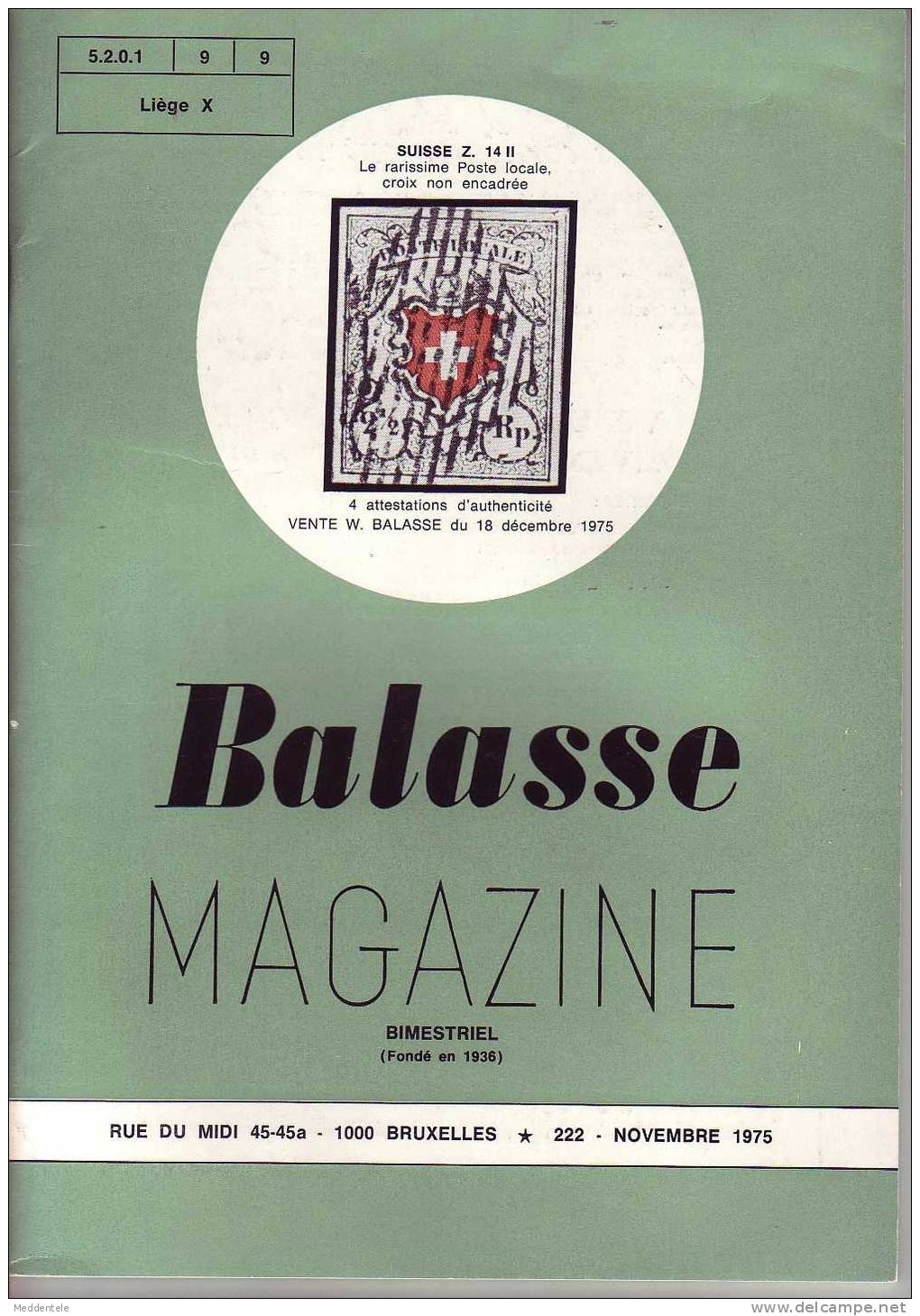 BALASSE MAGAZINE N° 222 - Francés (desde 1941)