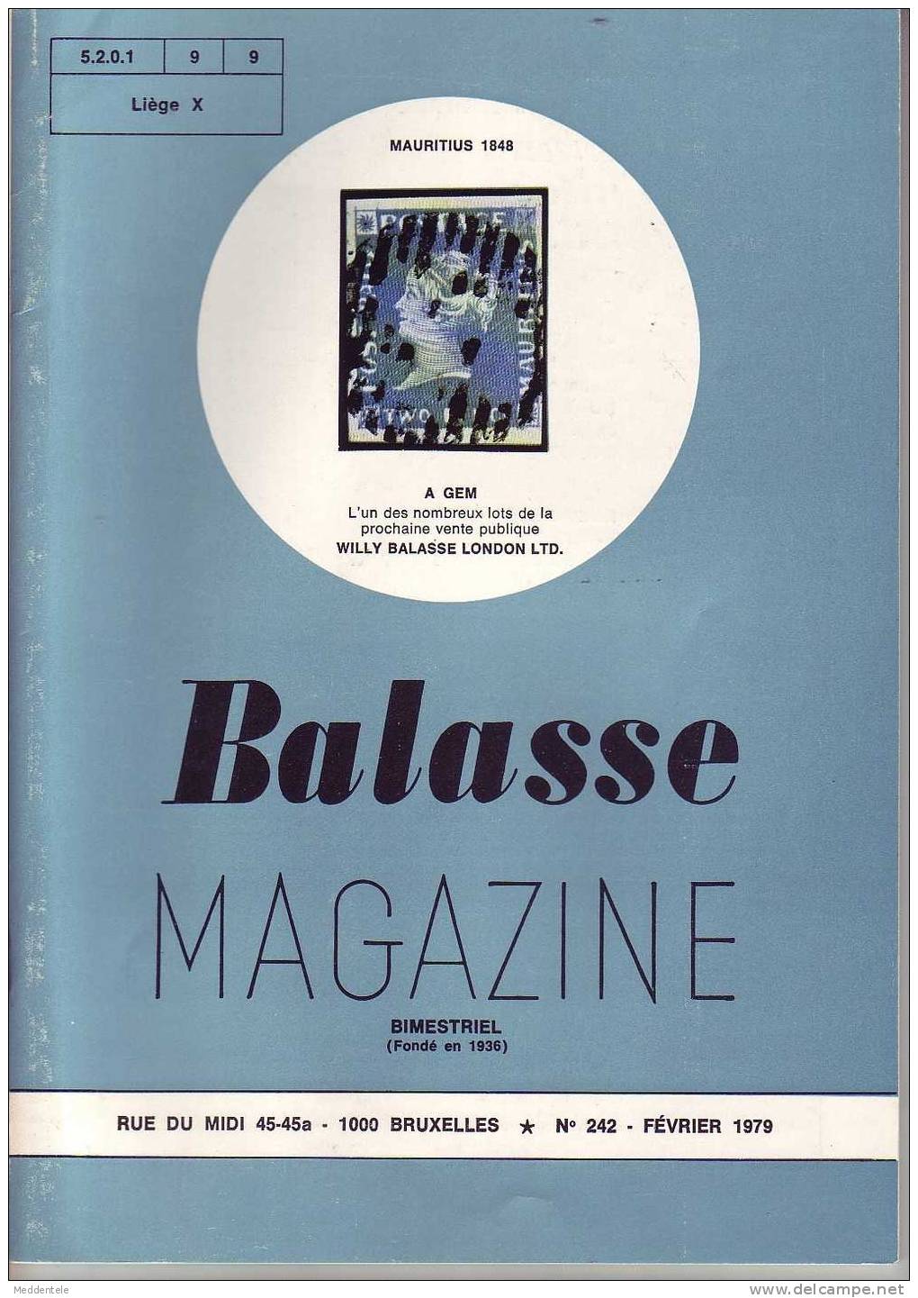 BALASSE MAGAZINE N° 242 - French (from 1941)