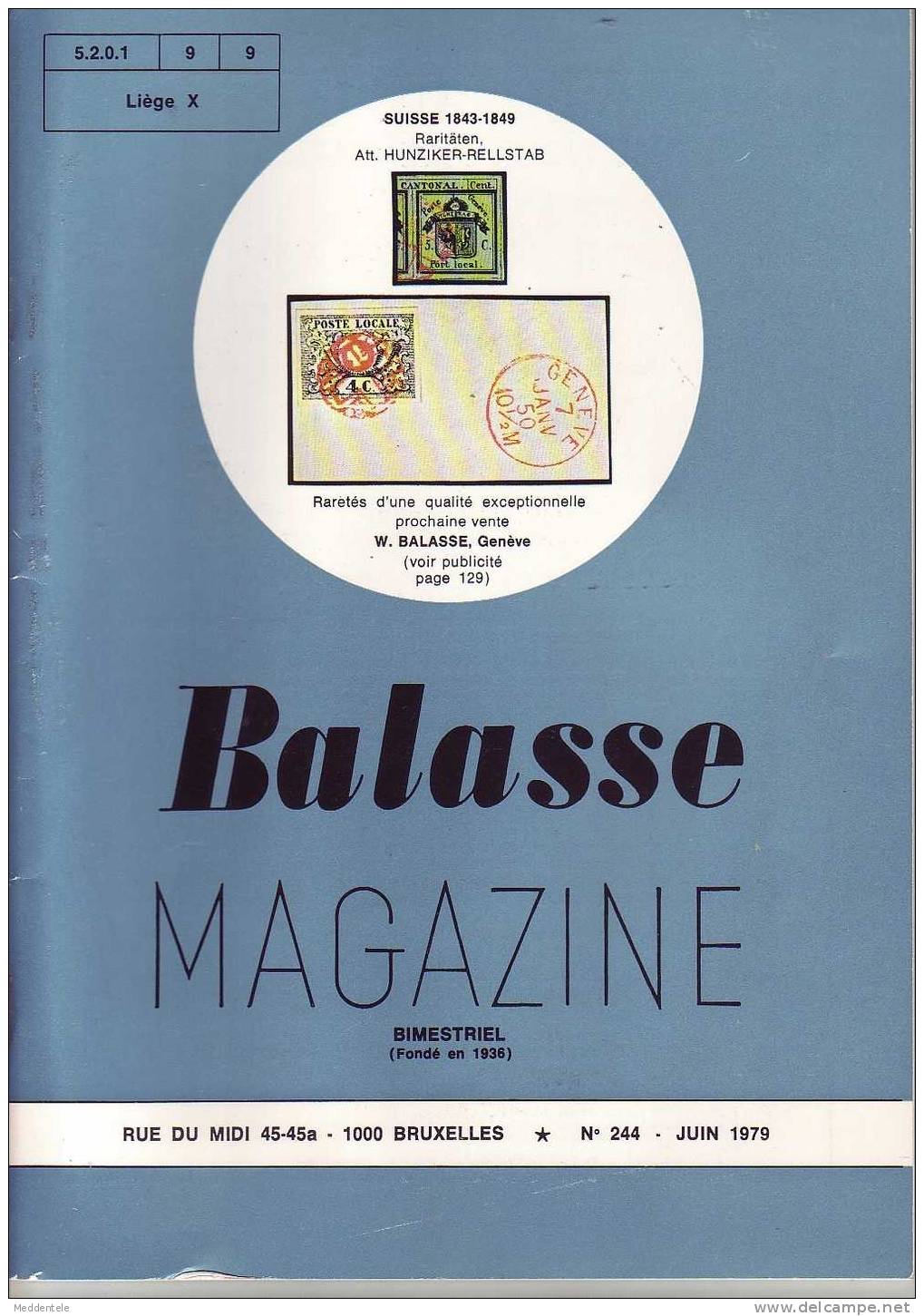 BALASSE MAGAZINE N° 244 - Französisch (ab 1941)