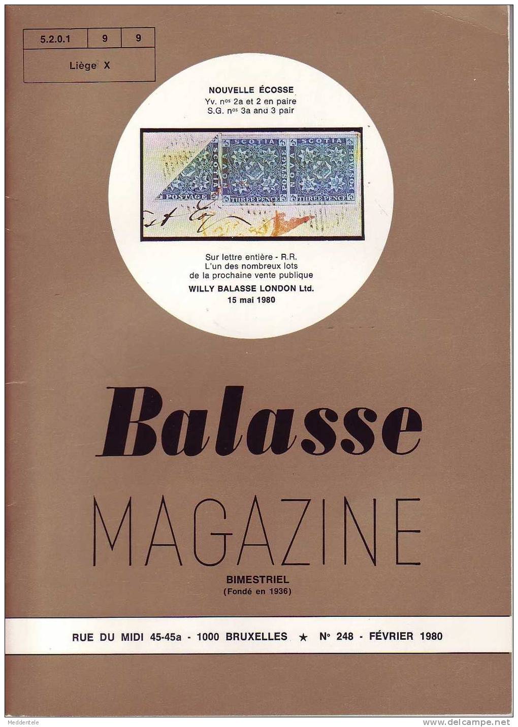 BALASSE MAGAZINE N° 248 - French (from 1941)