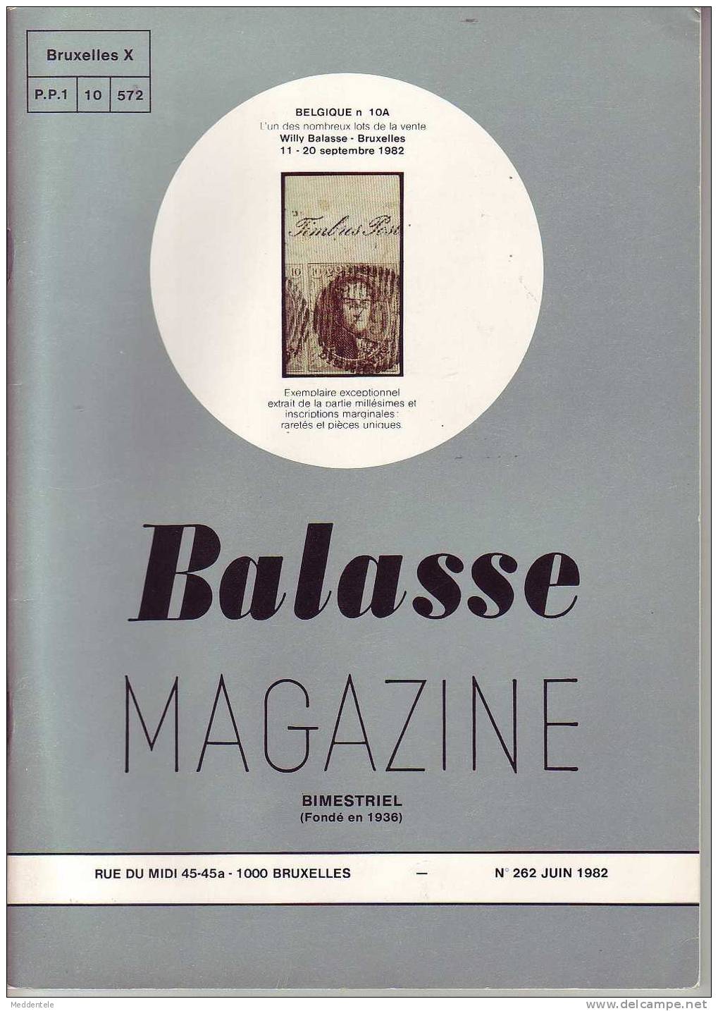 BALASSE MAGAZINE N° 262 - Französisch (ab 1941)