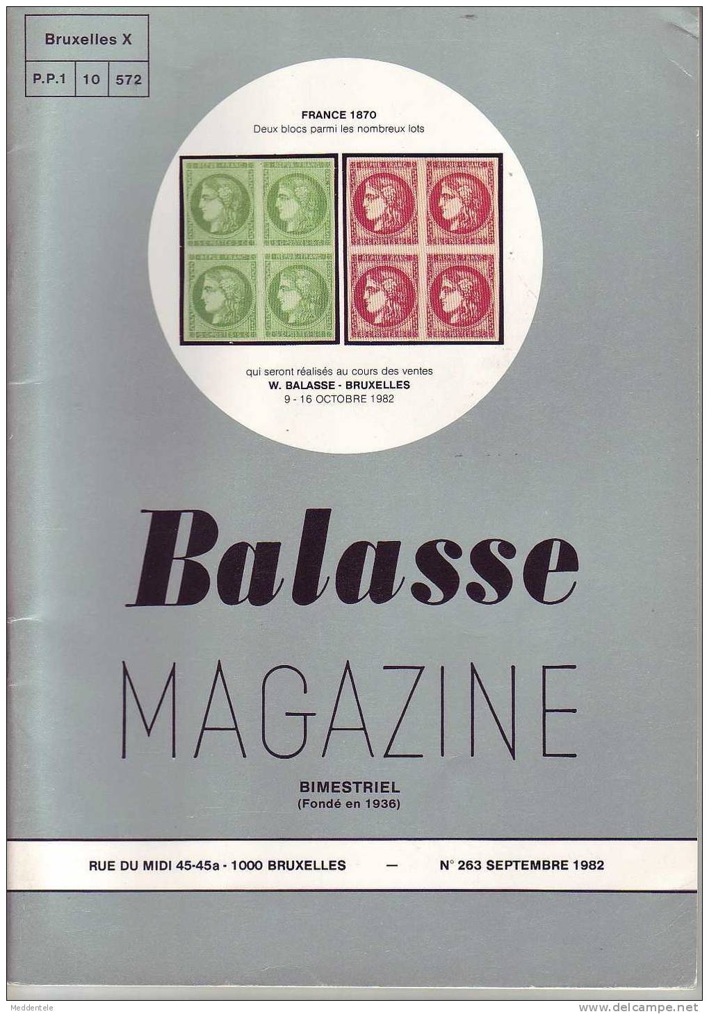 BALASSE MAGAZINE N° 263 - Français (àpd. 1941)