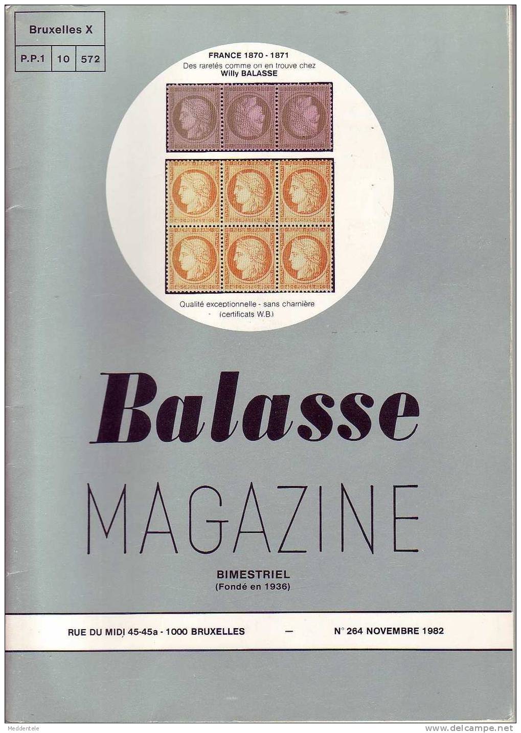 BALASSE MAGAZINE N° 264 - Französisch (ab 1941)