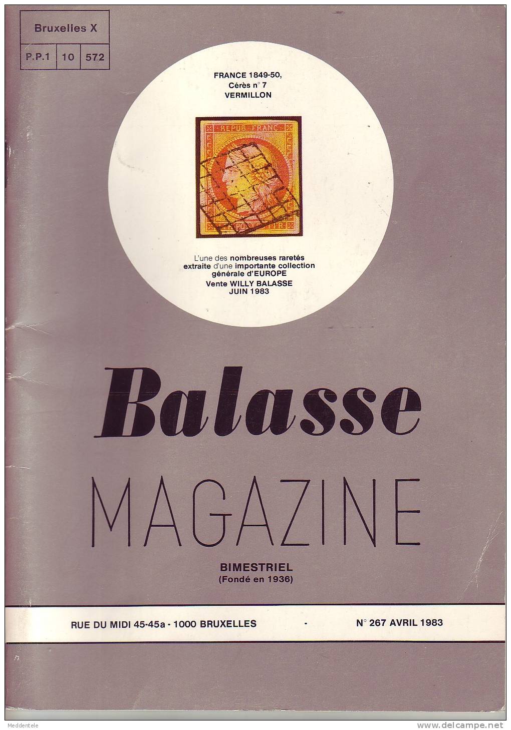 BALASSE MAGAZINE N° 267 - Francés (desde 1941)