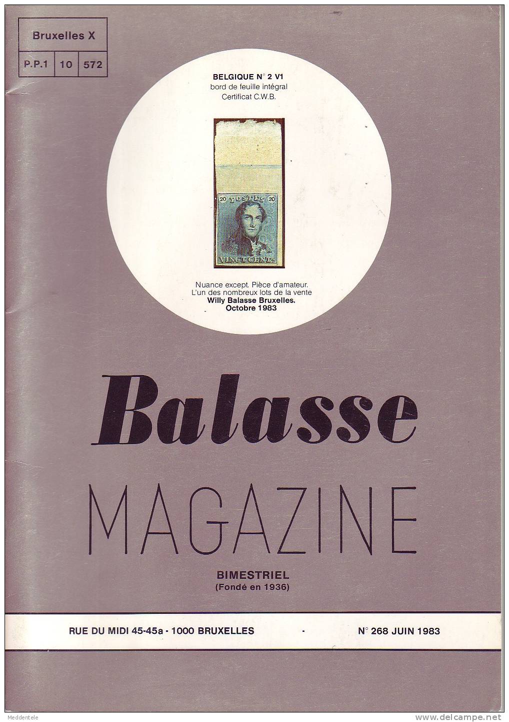 BALASSE MAGAZINE N° 268 - Français (àpd. 1941)