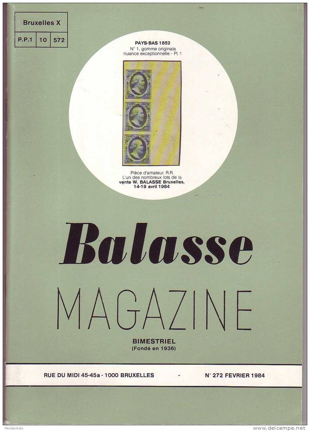 BALASSE MAGAZINE N° 272 - Französisch (ab 1941)