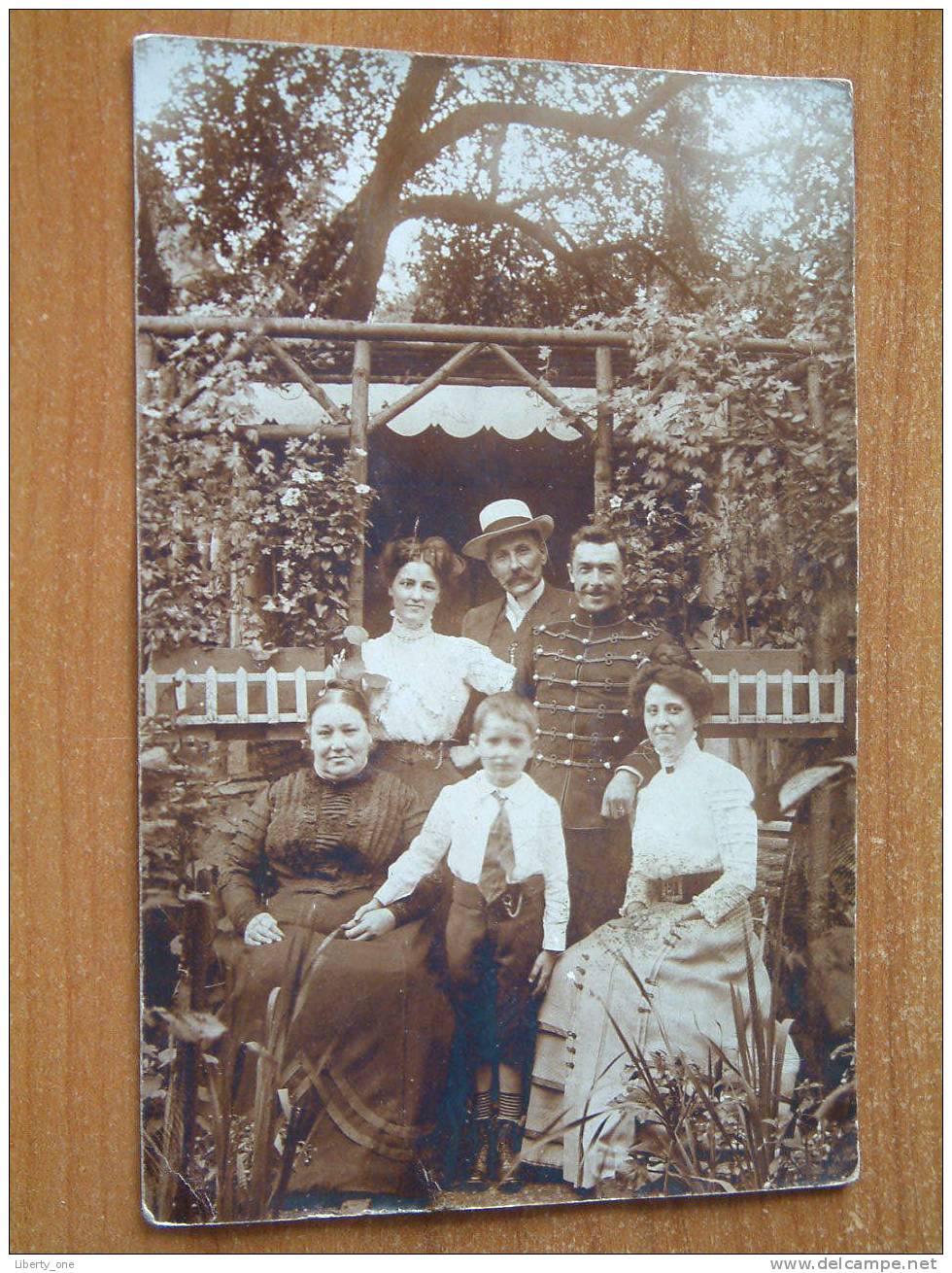 SOLDAAT / MILITAIR Met Zijn Familie (?) - Anno 1910 (?) - ( Zie Foto Voor DETAILS ) - War, Military