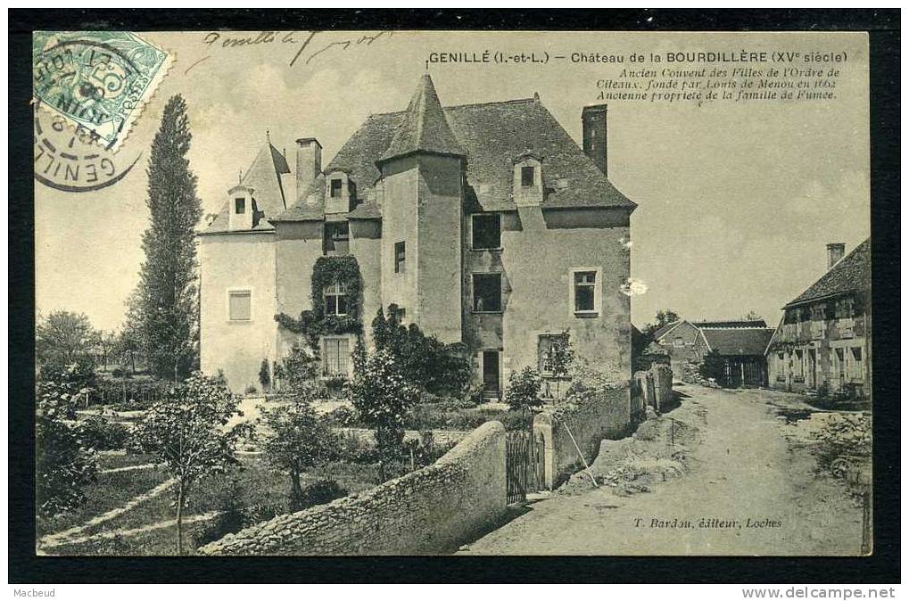 GENILLÉ :  Château De La Bourdillère - Genillé