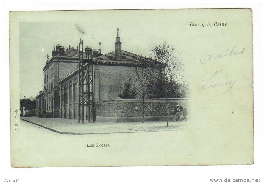 BOURG LA REINE - LES ECOLES (DOS NON PARTAGE) (D92) - Bourg La Reine