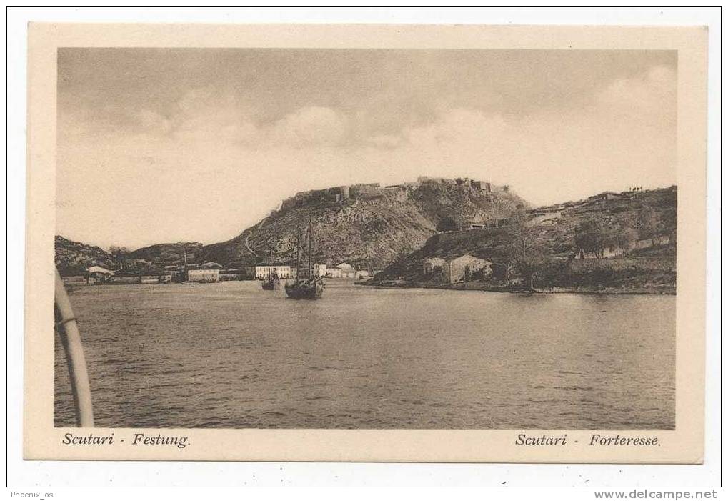 ALBANIA - SHKODER / SHKODRA / SCUTARI, Forteresse, Castle, 1916. - Albania