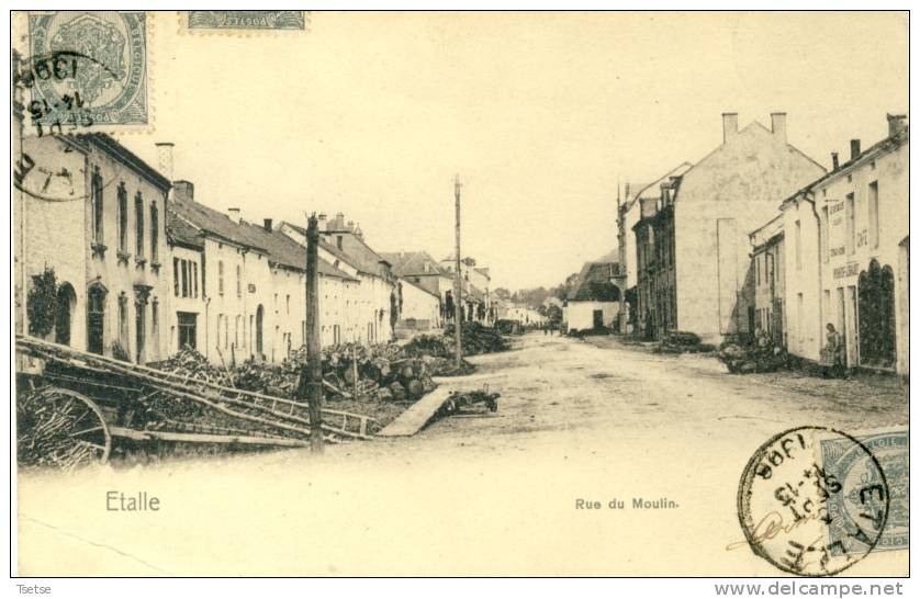 Etalle - Rue Du Moulin - 1906 ( Voir Verso ) - Etalle