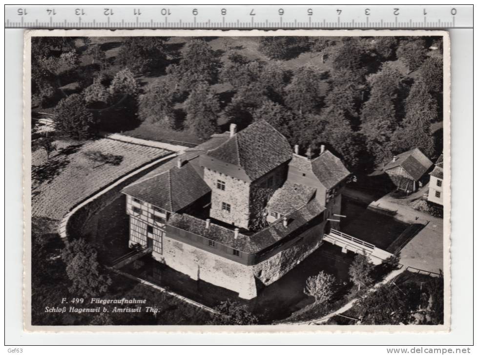 Fliegeraufnahme Schloss Hagenwil B. Amriswil (1940) - Amriswil