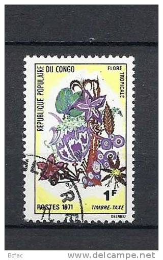 T 46  (OBL)   Y  &  T   (TIMBRE TAXE)     CONGO - Used