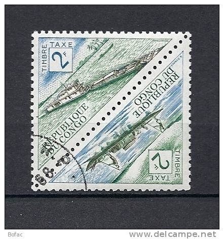 T 38 39  (OBL)   Y  &  T   (TIMBRE TAXE)     CONGO - Used