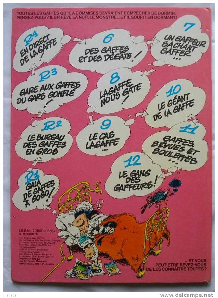 GASTON N°13 EO 1979 TBE " LAGAFFE MERITE DES BAFFES " - Gaston
