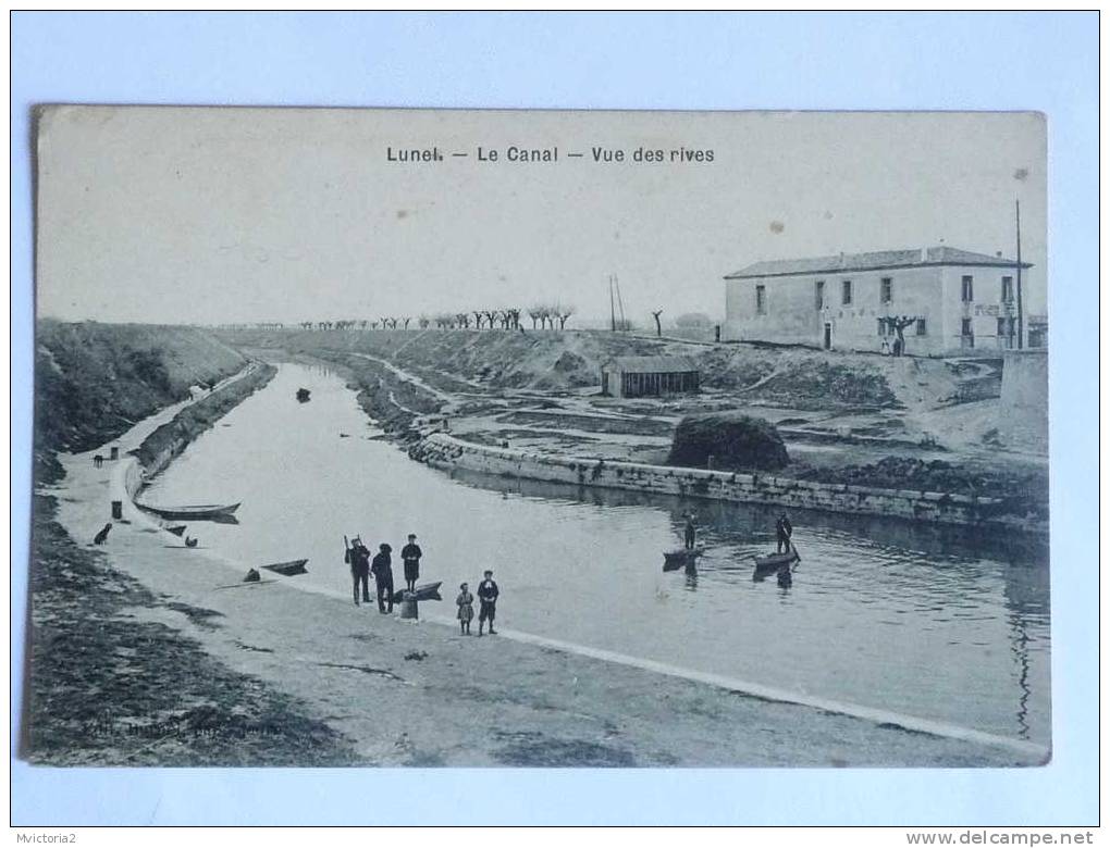 LUNEL - Le CANAL, Vue Prise Des Rives. - Lunel