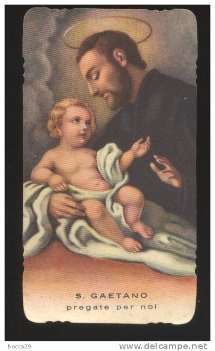 ANTICO SANTINO S.GAETANO - HOLY CARD (1) - Devotieprenten