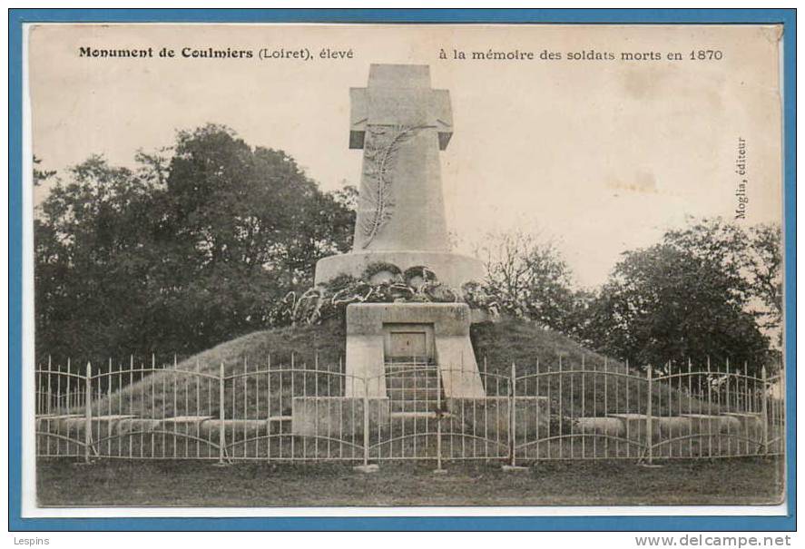45 - COULMIERS --  Monument De .... - Coulmiers