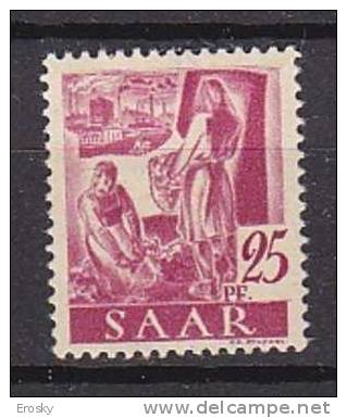 N0365 - SARRE SAAR Yv N°206 * - Unused Stamps