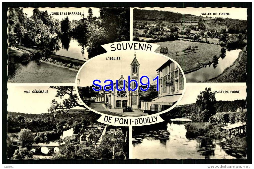 La Suisse Normande -  Pont-d'Ouilly  -  Souvenir  -   Multivues  -Réf : 14768 - Pont D'Ouilly