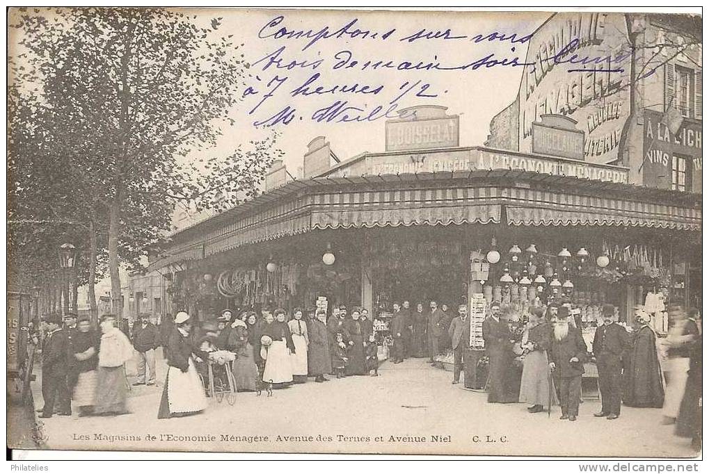 MAGASINS DE L ECONOMIE MENAGERE  1900 - Arrondissement: 17