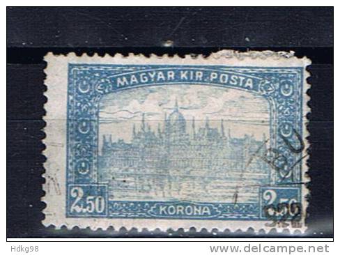 H+ Ungarn 1920 Mi 355 Parlamentsgebäude - Used Stamps