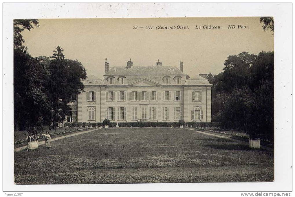 Ref 173 - GIF-sur-YVETTE - Le Château  (carte Animée) - Gif Sur Yvette