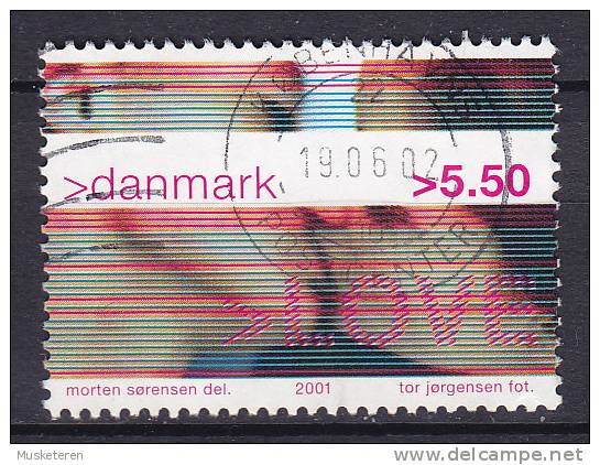 Denmark 2001 Mi. 1282     5.50 Kr Jugenkultur Kuss Youth Culture Kiss - Oblitérés