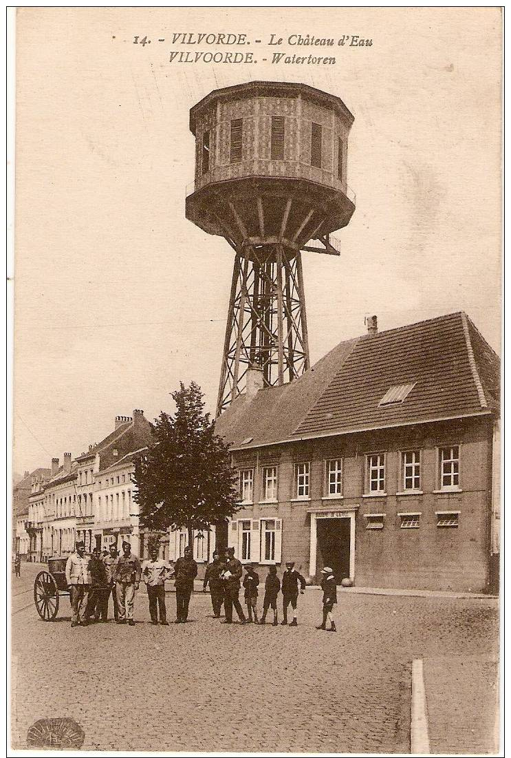 ANC CP N°14. VILVORDE - LE CHATEAU D'EAU (1935) - Ed. Henri Georges, Bruxelles - Vilvoorde