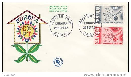 FRANCE  1965  EUROPA CEPT  FDC - 1965