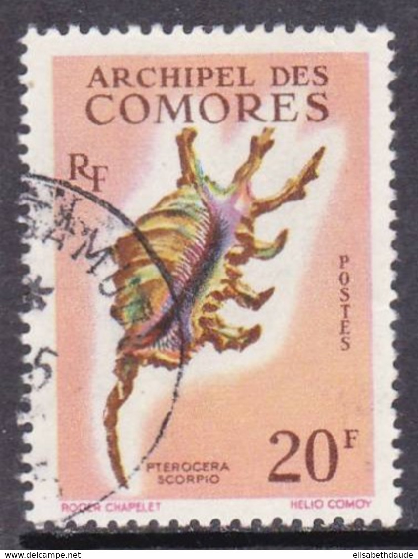 COMORES - 1962 - YVERT N°23 OBLITERE - COTE = 13 EUROS - Usati