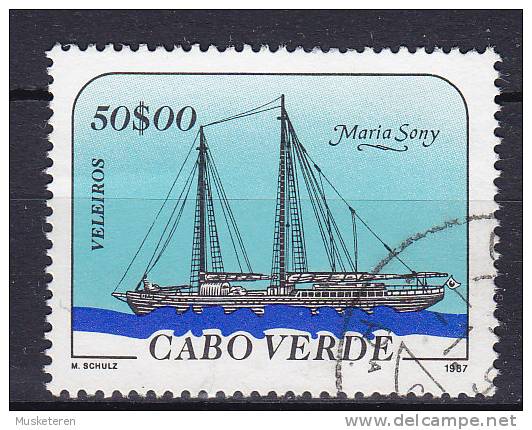 Cape Verde 1987 Mi. 525    50 E Segelschiff Sailing Ship "Maria Sony" - Cape Verde