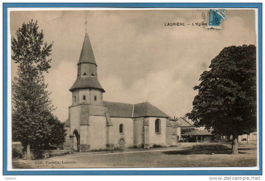 87 - LAURIERE -- L'Eglise - Lauriere