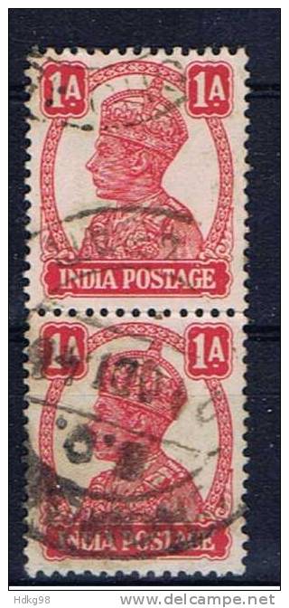 IND Indien 1941 Mi 168 Königsporträt (Paar) - 1936-47 Koning George VI