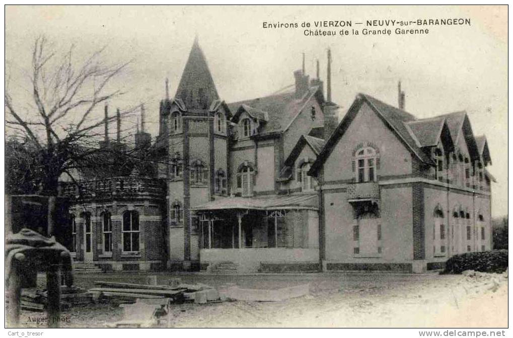 CHER. NEUVY SUR BARANGEON. CHATEAU DE LA GRANDE GARENNE - Autres & Non Classés