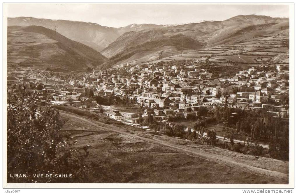 SAHLE (Liban) Vue De La Ville - Libanon