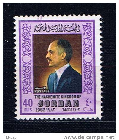 JOR+ Jordanien 1983 Mi 1214 Hussein - Jordanie
