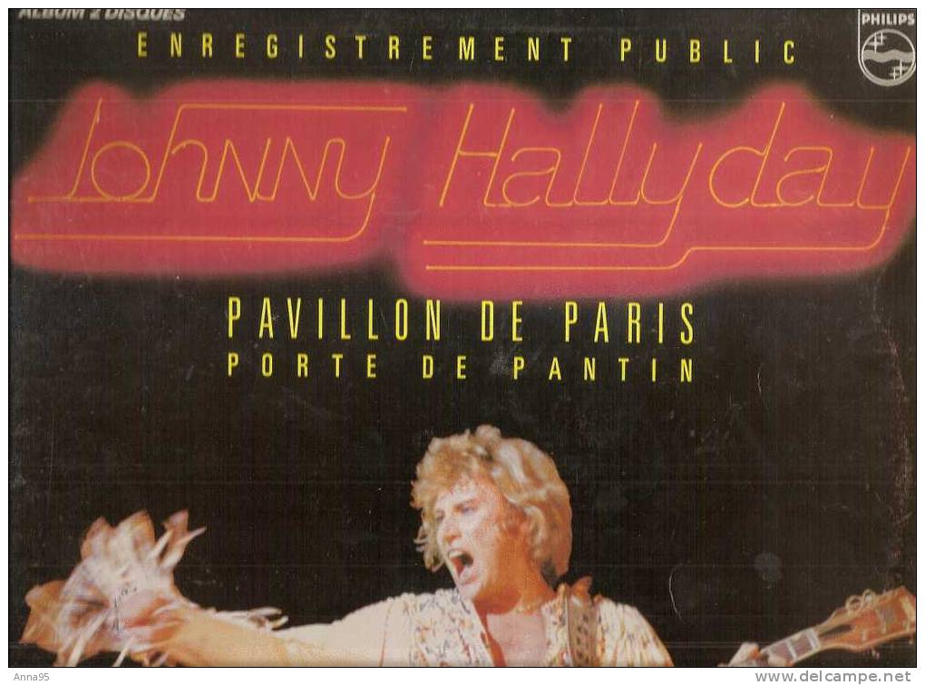 ALBUM JOHNNY HALLYDAY ENREGISTREMENT PUBLIC PANTIN 2 DISQUES 1979 - Rock