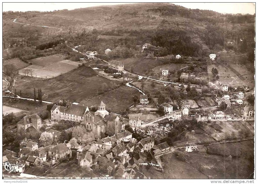 Corrèze - Aubazine , Vue Aérienne En 1956 , Ed Photo Cim - Andere & Zonder Classificatie