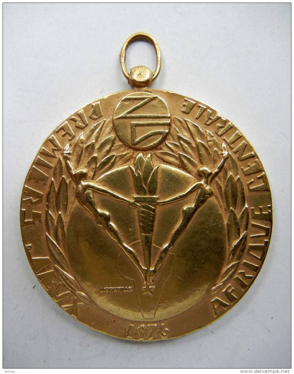 Médaille PREMIERS JEUX D´AFRIQUE CENTRALE LIBREVILLE GABON 1976 - Autres & Non Classés